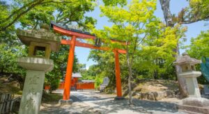 Shrine Entrance, Japanese Shrine Gate Kyoto